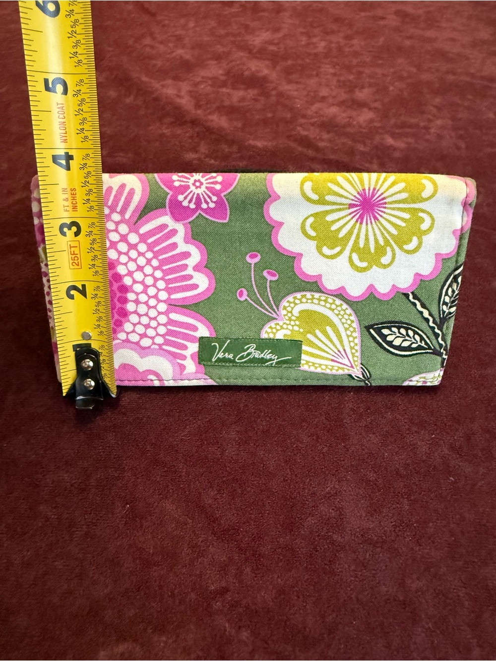 Vera Bradley Checkbook Cover in Olivia Pink - Picture 7 of 9